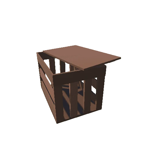 Small Cherry Crate Open Lid